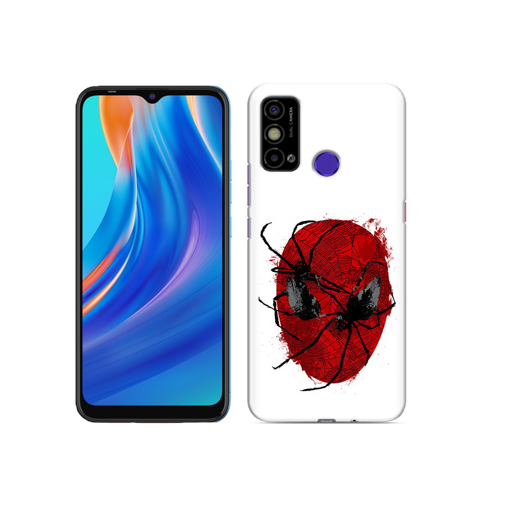 

Чехол MyPads Tocco для Tecno Spark Go человек паук, Прозрачный, Tocco