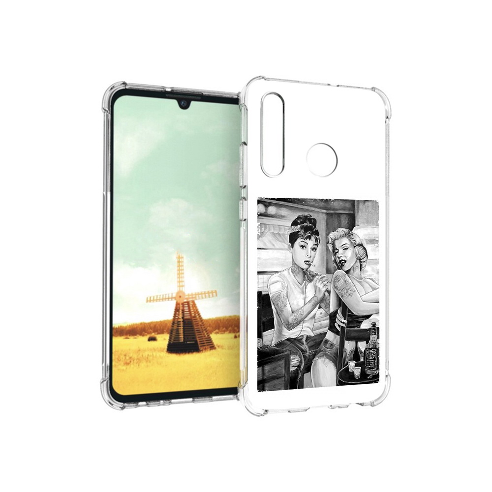 

Чехол MyPads Tocco для Huawei P Smart+ тату мастер, Прозрачный, Tocco