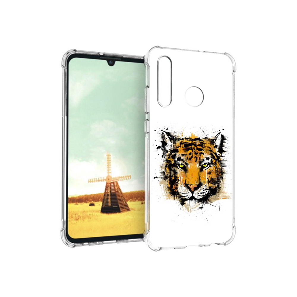 

Чехол MyPads Tocco для Huawei P Smart+ тигруля, Прозрачный, Tocco