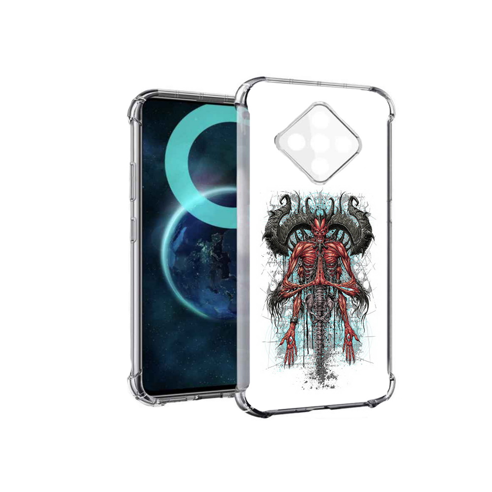

Чехол MyPads дьявол для Infinix Zero 8, Прозрачный, Tocco