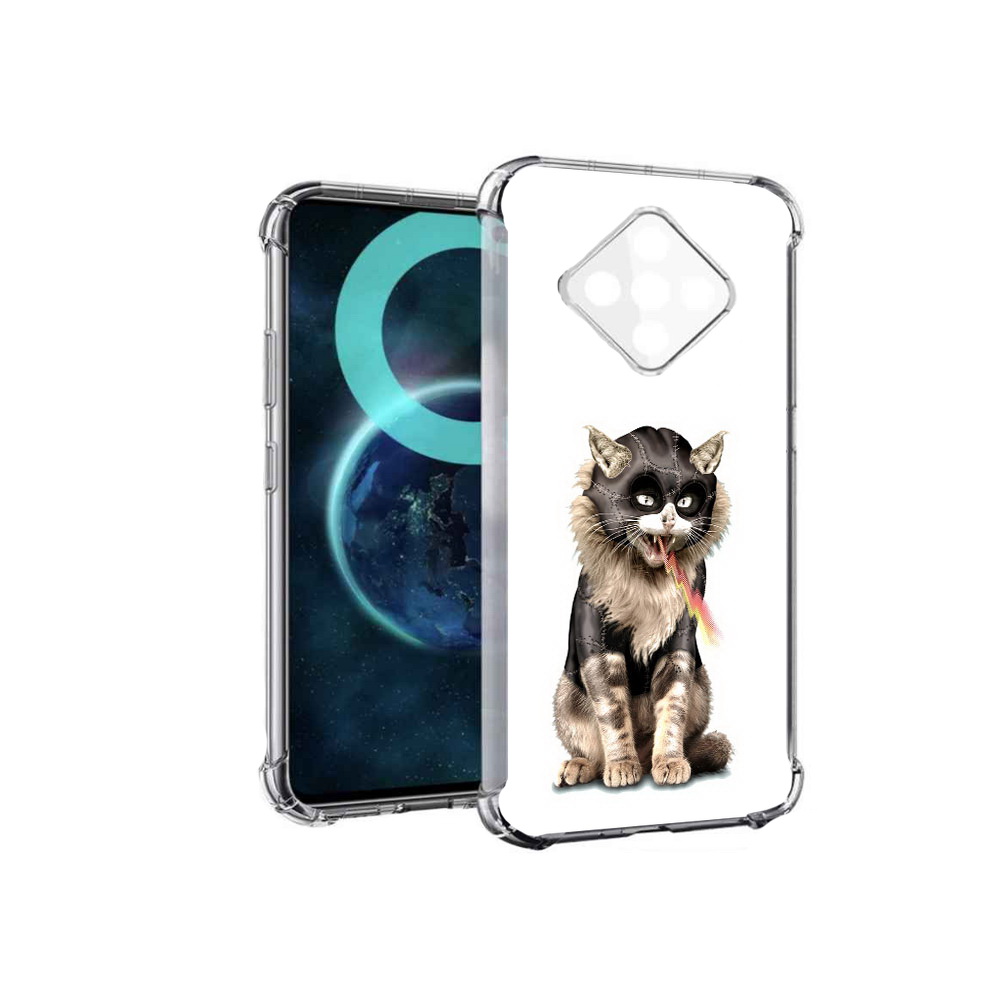 

Чехол MyPads дьяволский кот для Infinix Zero 8, Прозрачный, Tocco