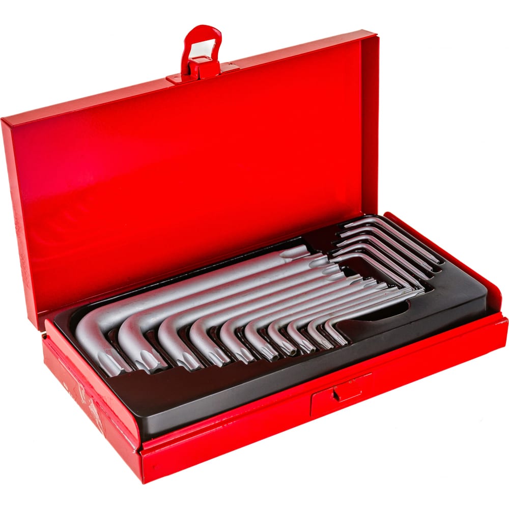 

CUSTOR Набор ключей TORX TAMPER RESISTANT 15 предметов SP-7732