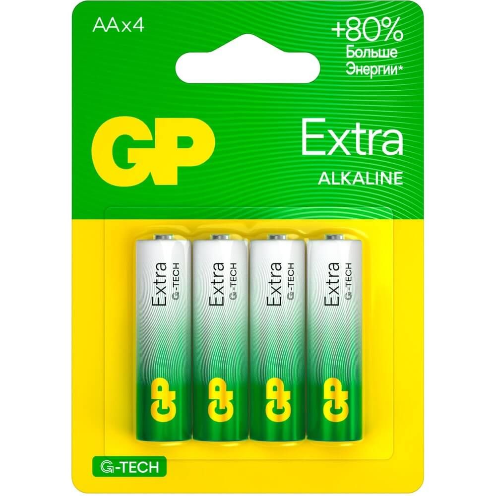 Батарейки GP Extra Alkaline 15AXA21-2CRSBC4 АА 4 шт 100072118445