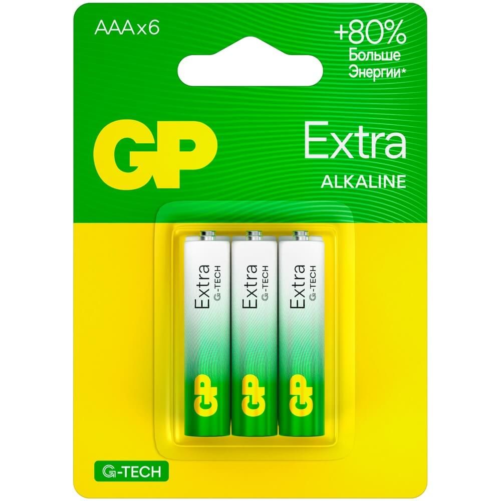 

Батарейки GP Extra Alkaline 24AXA21-2CRSBC6 6 шт