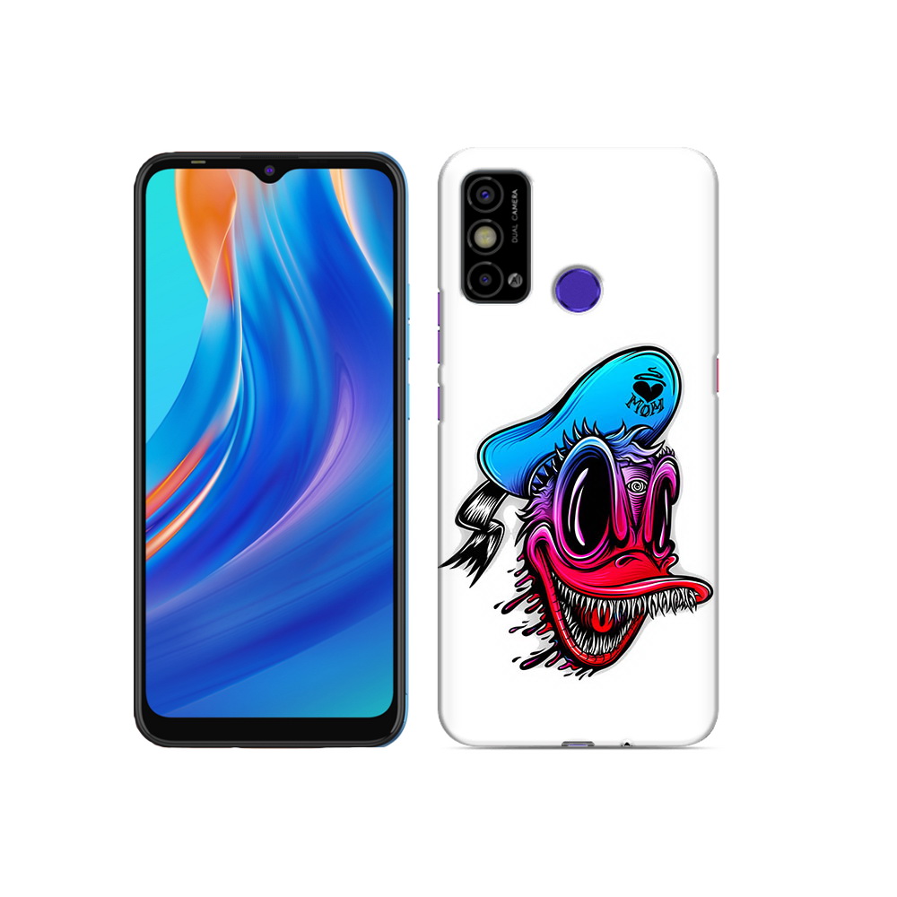 

Чехол MyPads Tocco для Tecno Spark Go Дональд, Прозрачный, Tocco