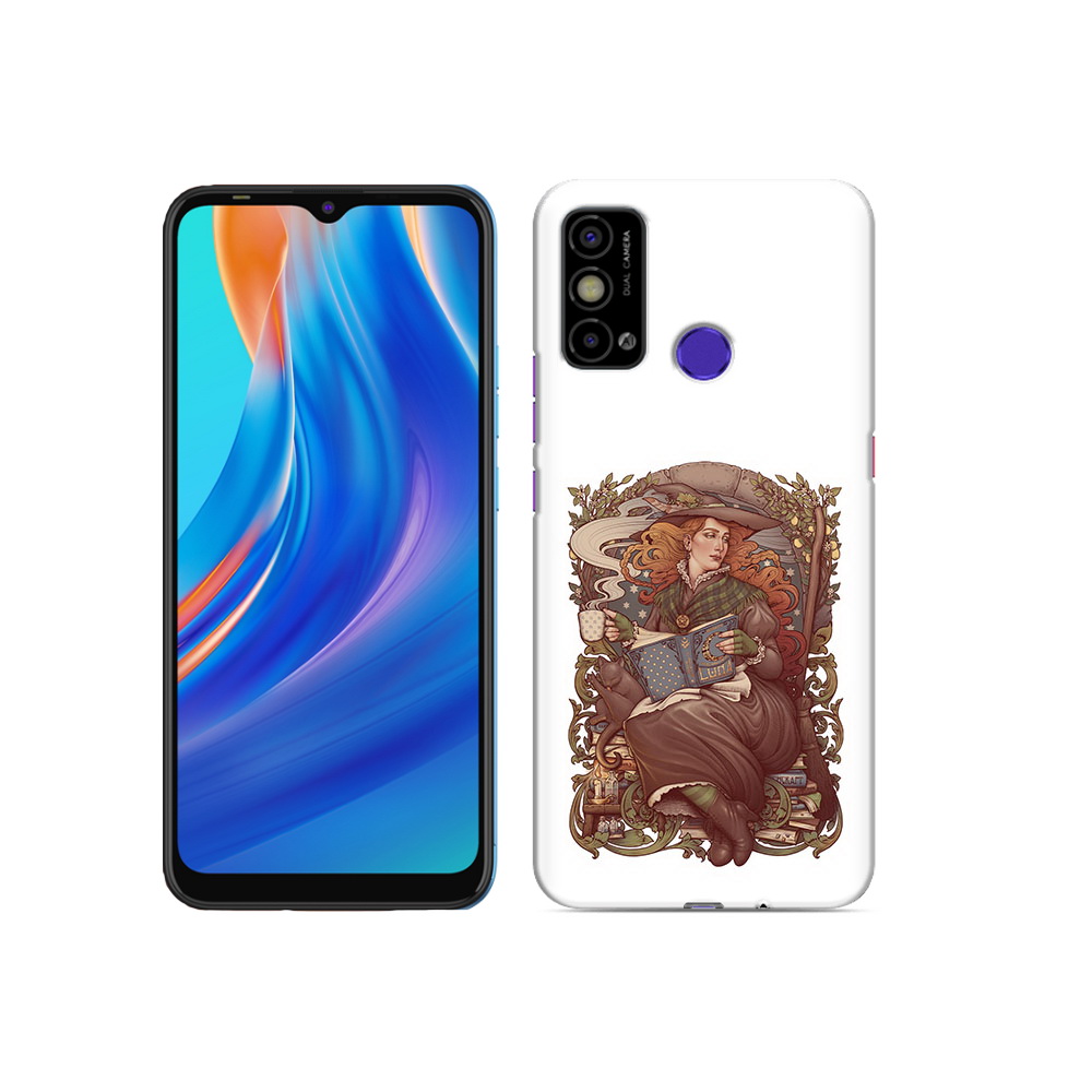 

Чехол MyPads Tocco для Tecno Spark Go Женские_126, Прозрачный, Tocco