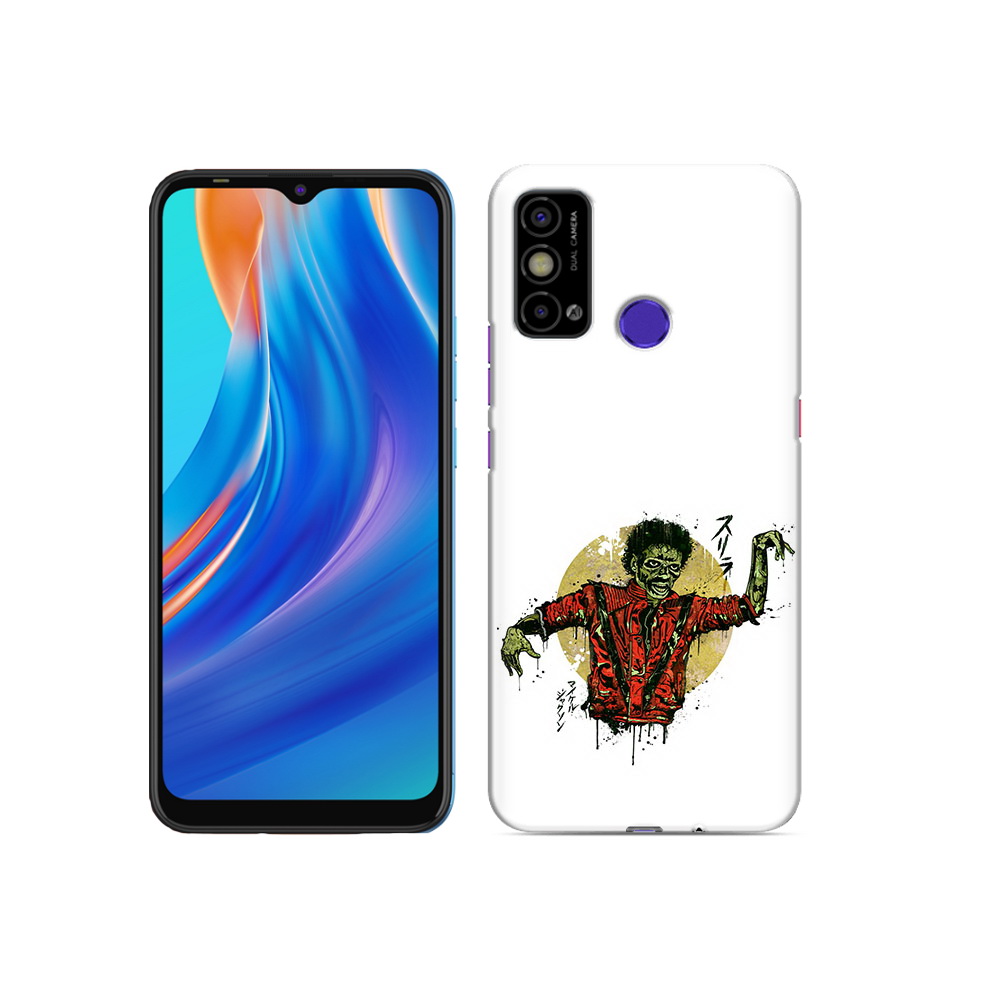 

Чехол MyPads Tocco для Tecno Spark Go Зомби, Прозрачный, Tocco