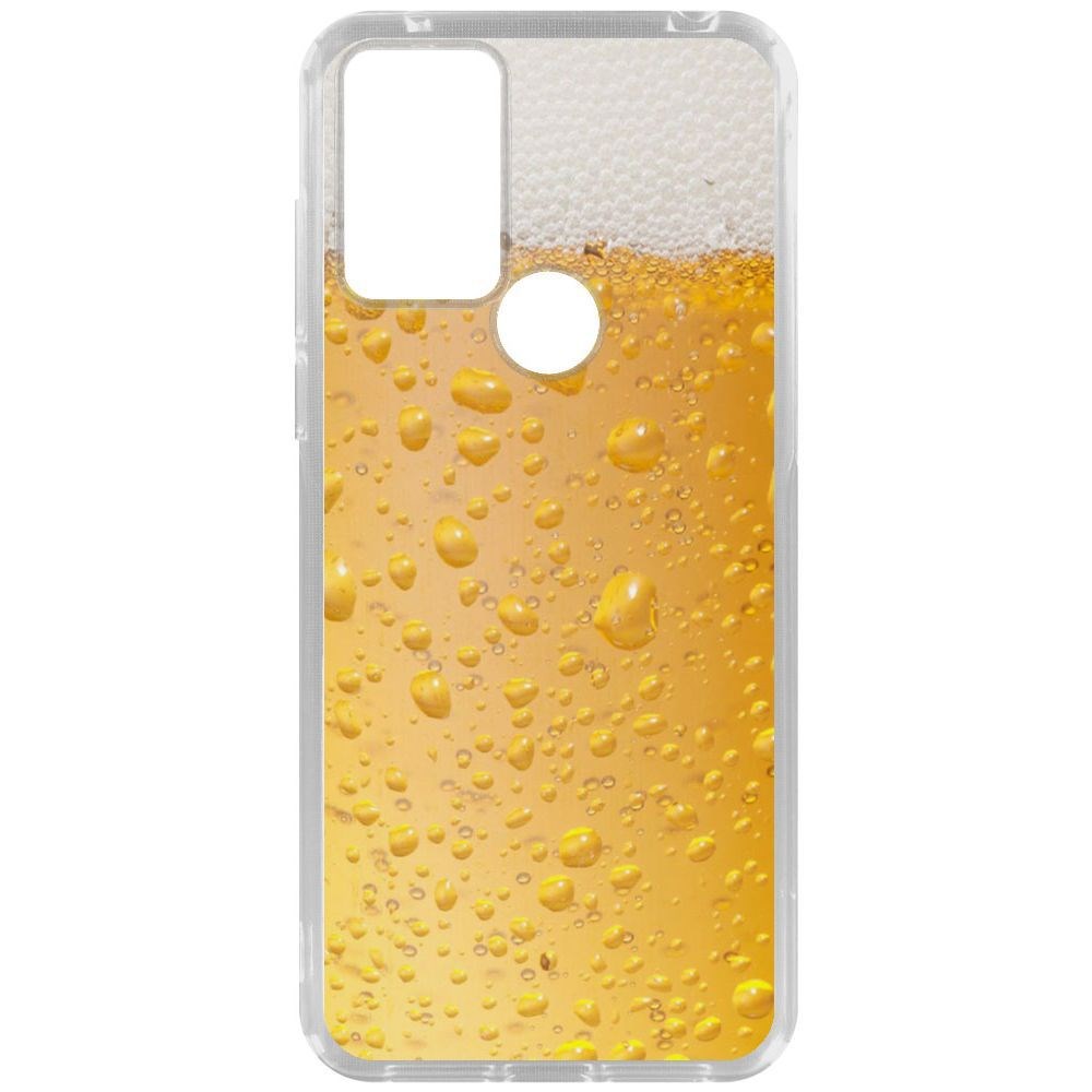 

Чехол-накладка Krutoff Clear Case Пенное для TCL 306, Прозрачный
