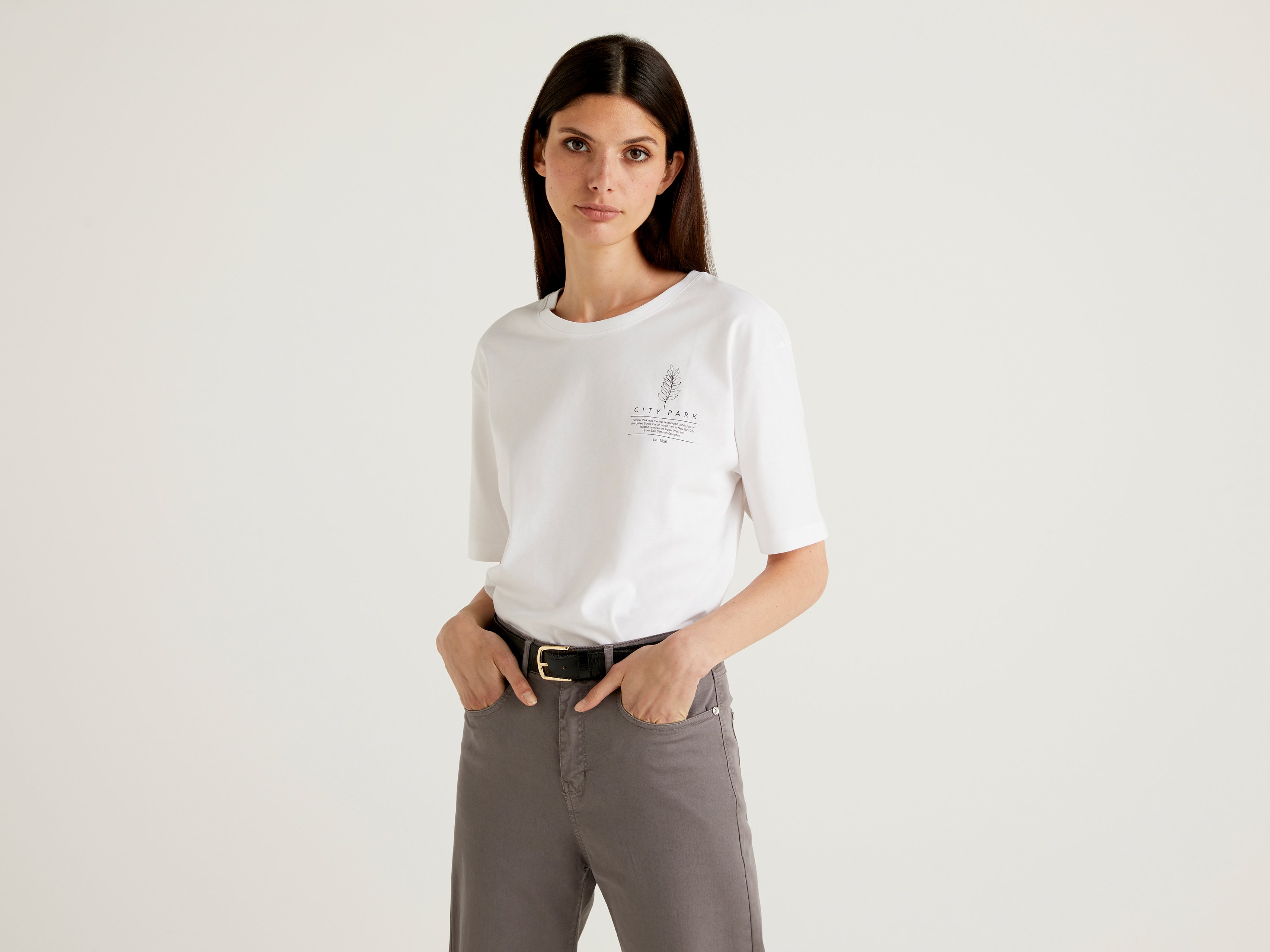 

Футболка женская United Colors of Benetton 21A_3MI5E1AH8 разноцветная L, 21A_3MI5E1AH8