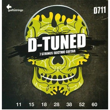 

Струны для электрогитары Galli Strings D711, D711
