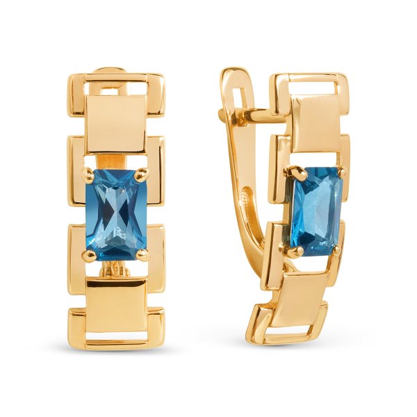 

Серьги из золота TEO MAORI 8018952-5330, ситалл, 8018952-5330