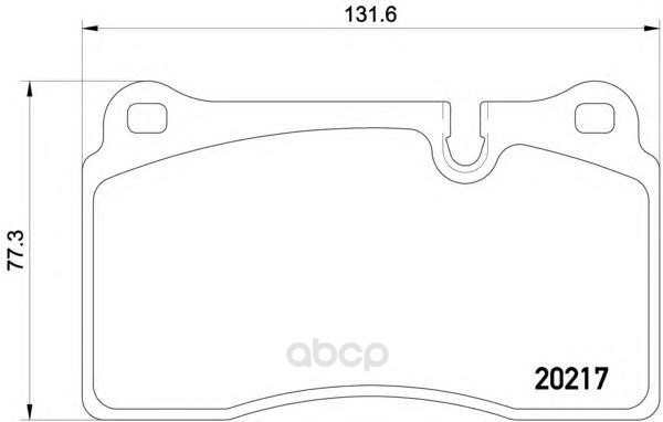 

Колодки тормозные дисковые передн LAND ROVER: RANGE ROVER SPORT 2.7 TDVM/3.6 TD 8/4.2/4.4