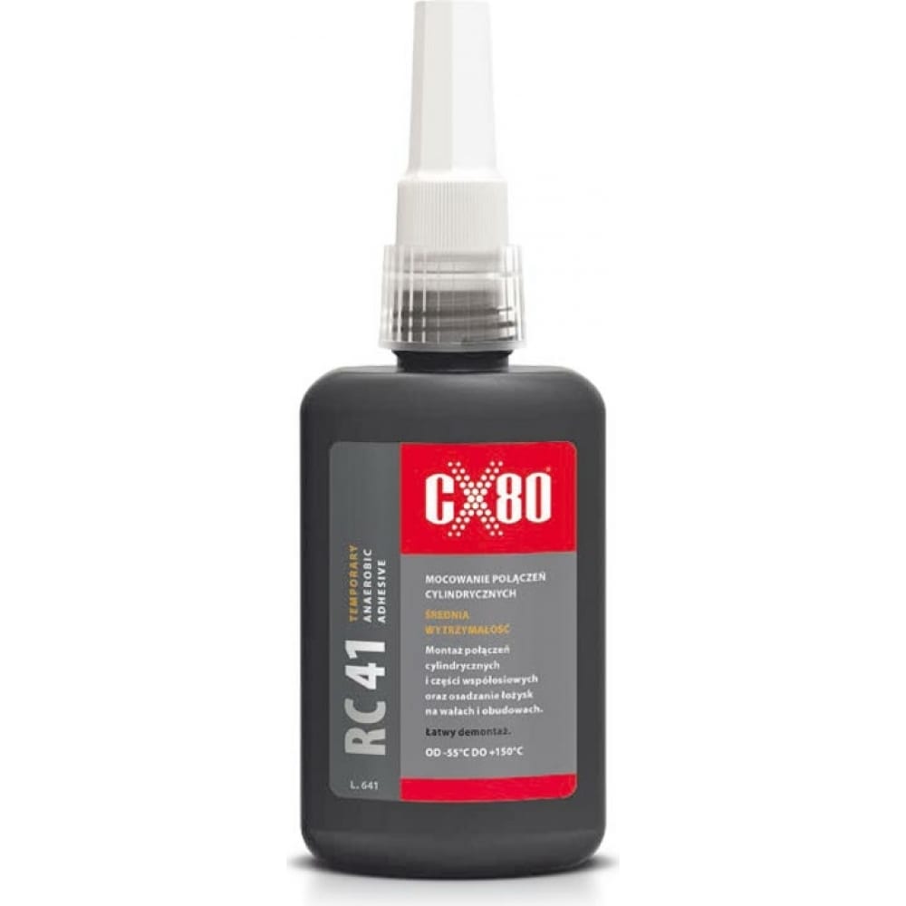 фото Cx80 фиксатор вал-втулочный средней прочности янтарный rc41 anaerobic adhesive 250ml 256