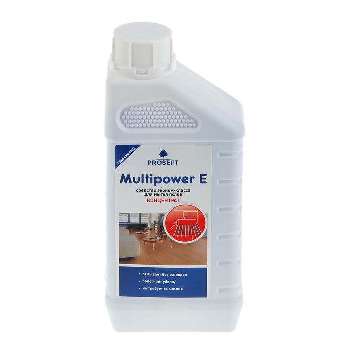 Средство для мытья полов PROSEPT Multipower E концентрат, 1 л