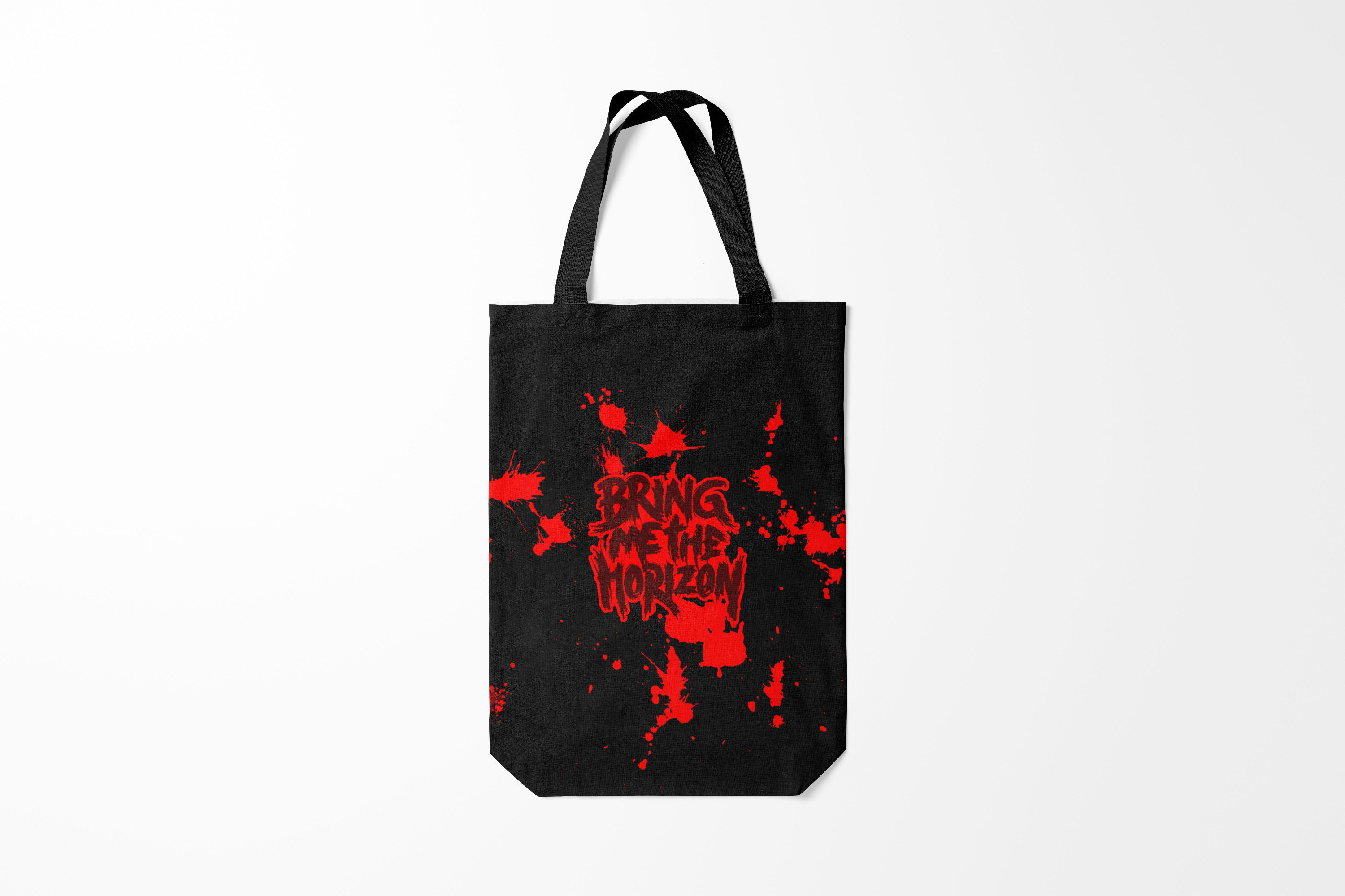 

Сумка шoппер унисекс Burnettie Bring Me the Horizon, черный, Bring Me the Horizon