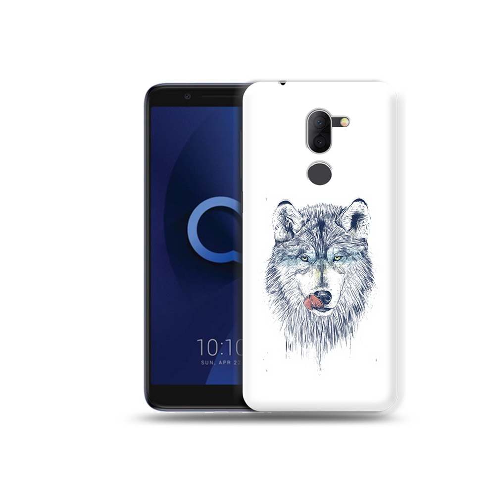 

Чехол MyPads Tocco для Alcatel 3X голодгый волк (PT112114.674.292), Прозрачный, Tocco