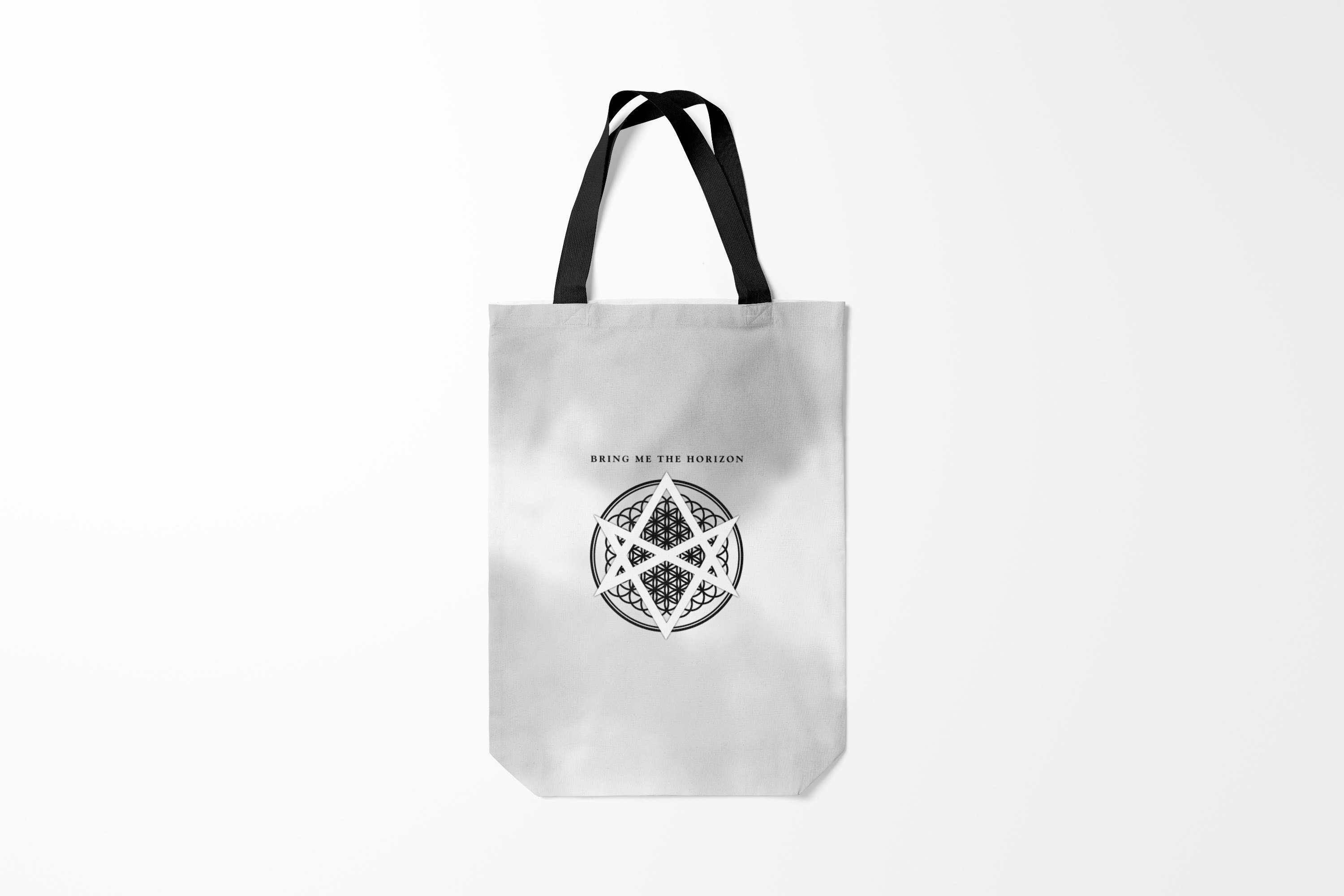 

Сумка шoппер унисекс Burnettie Bring Me the Horizon, серый, Bring Me the Horizon