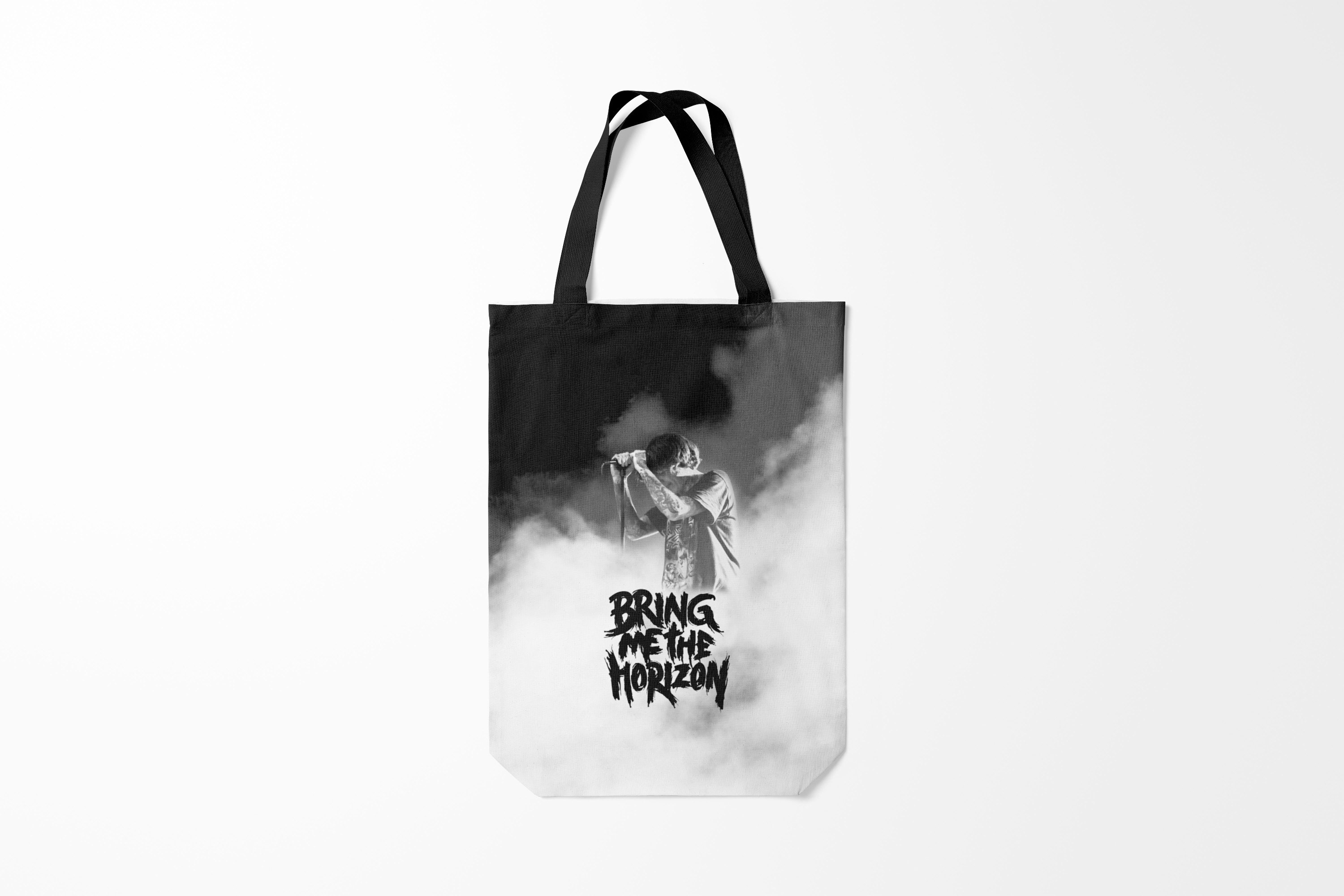 

Сумка шoппер унисекс Burnettie Bring Me the Horizon, белый, Bring Me the Horizon