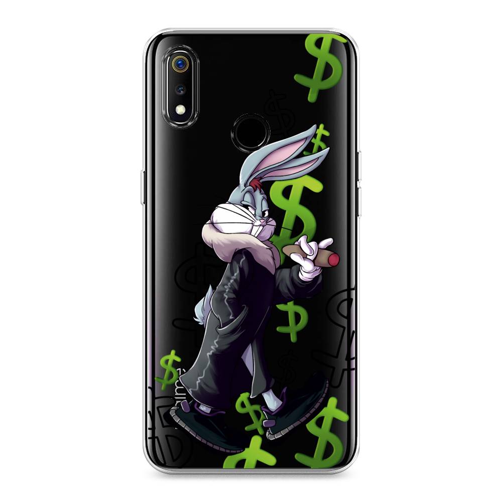 

Чехол на Realme 3 "Rich Bugs Bunny", Зеленый;черный;голубой, 251050-6