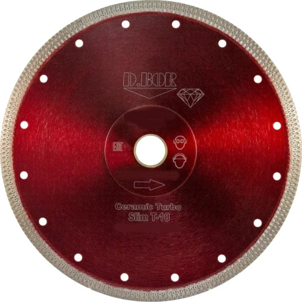 фото D.bor алмазный диск ceramic turbo slim t-10, 300x2,0x30/25,4 cts-t-10-0300-030