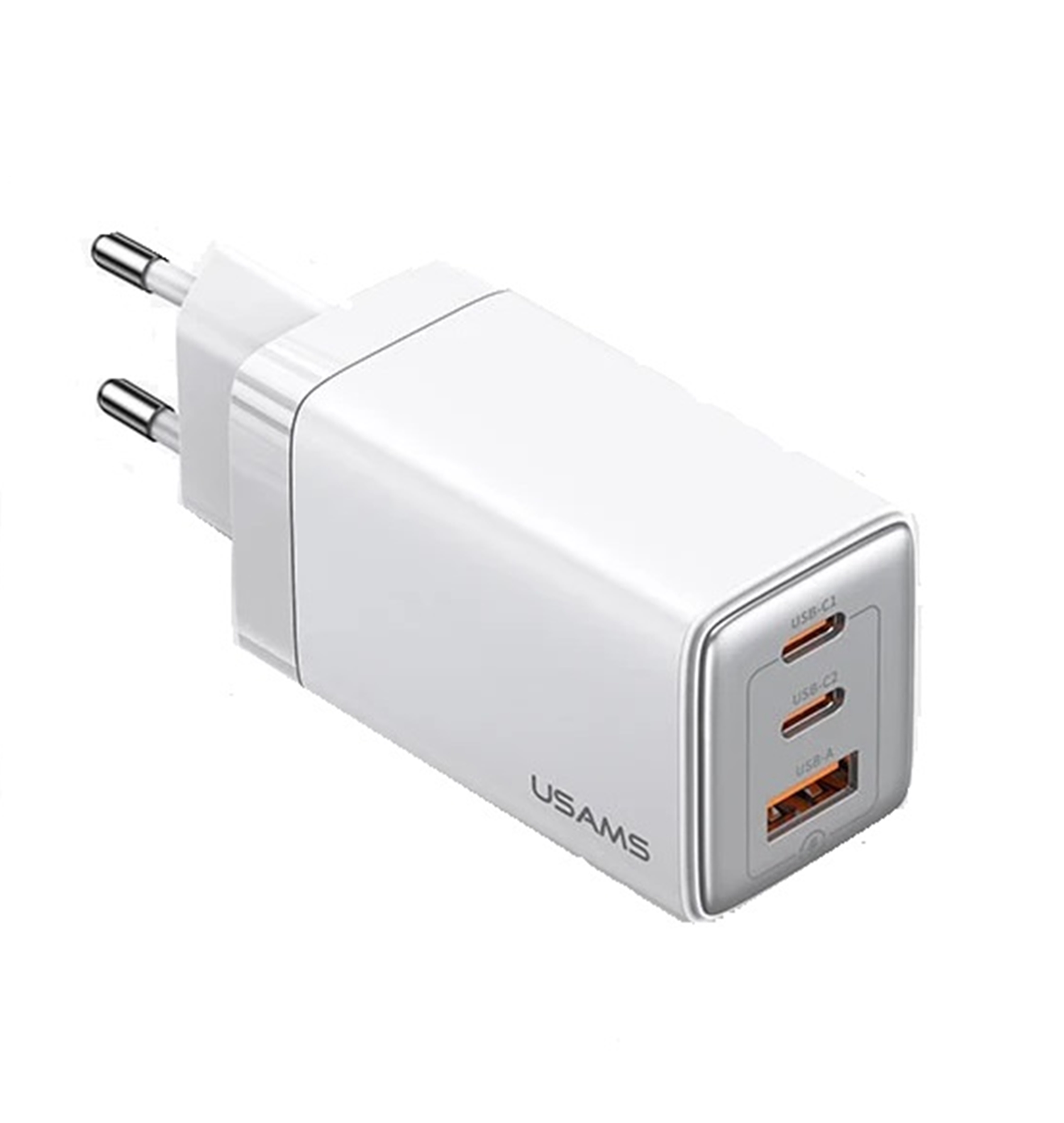 

Сетевое зарядное устройство Usams US-CC180 1x USB Type A, 2xUSB Type-C 3 А белый, US-CC180