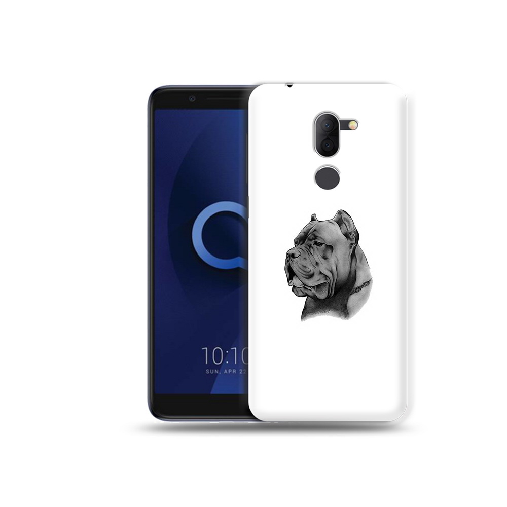 

Чехол MyPads Tocco для Alcatel 3X грозный бульдог (PT112114.674.300), Прозрачный, Tocco