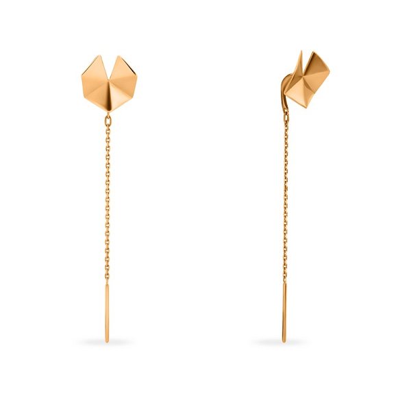 

Серьги продевки из золота TEO MAORI 801-205997, 801-205997
