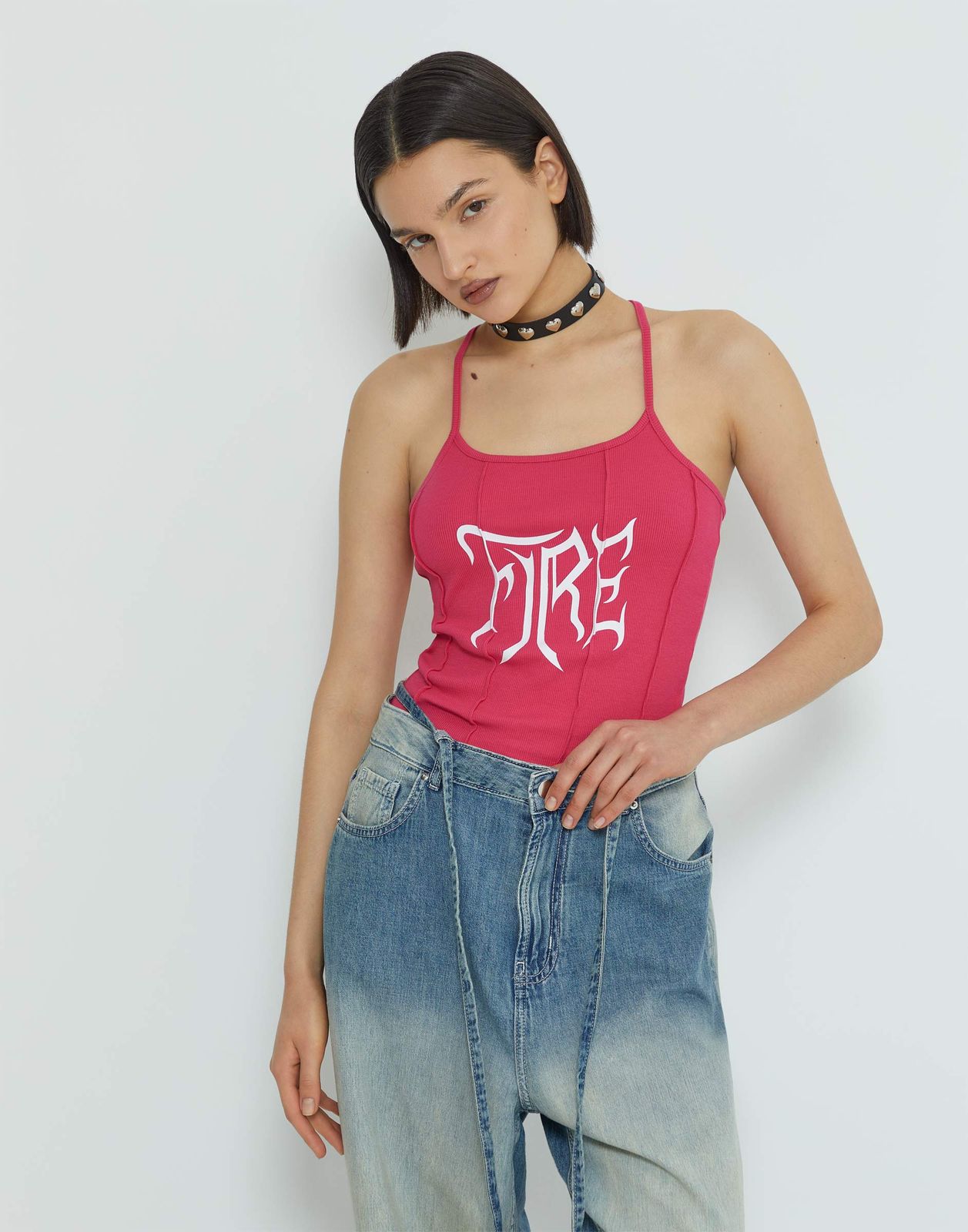 

Топ для девочки Gloria Jeans GTN003923 ярко-розовый 16-18л/170, GTN003923