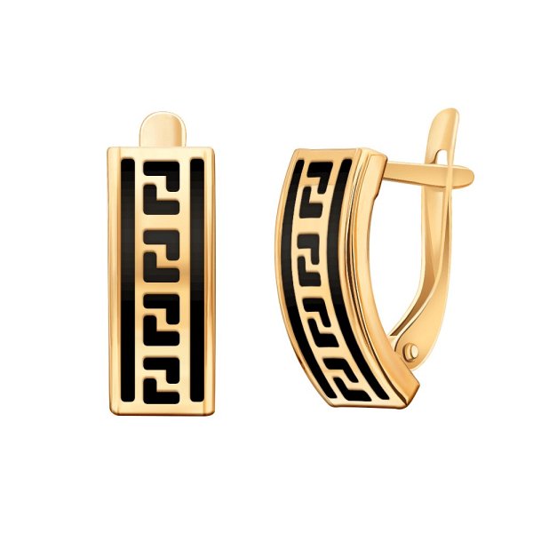 

Серьги из золота TEO MAORI 820259к, каучук, 820259к
