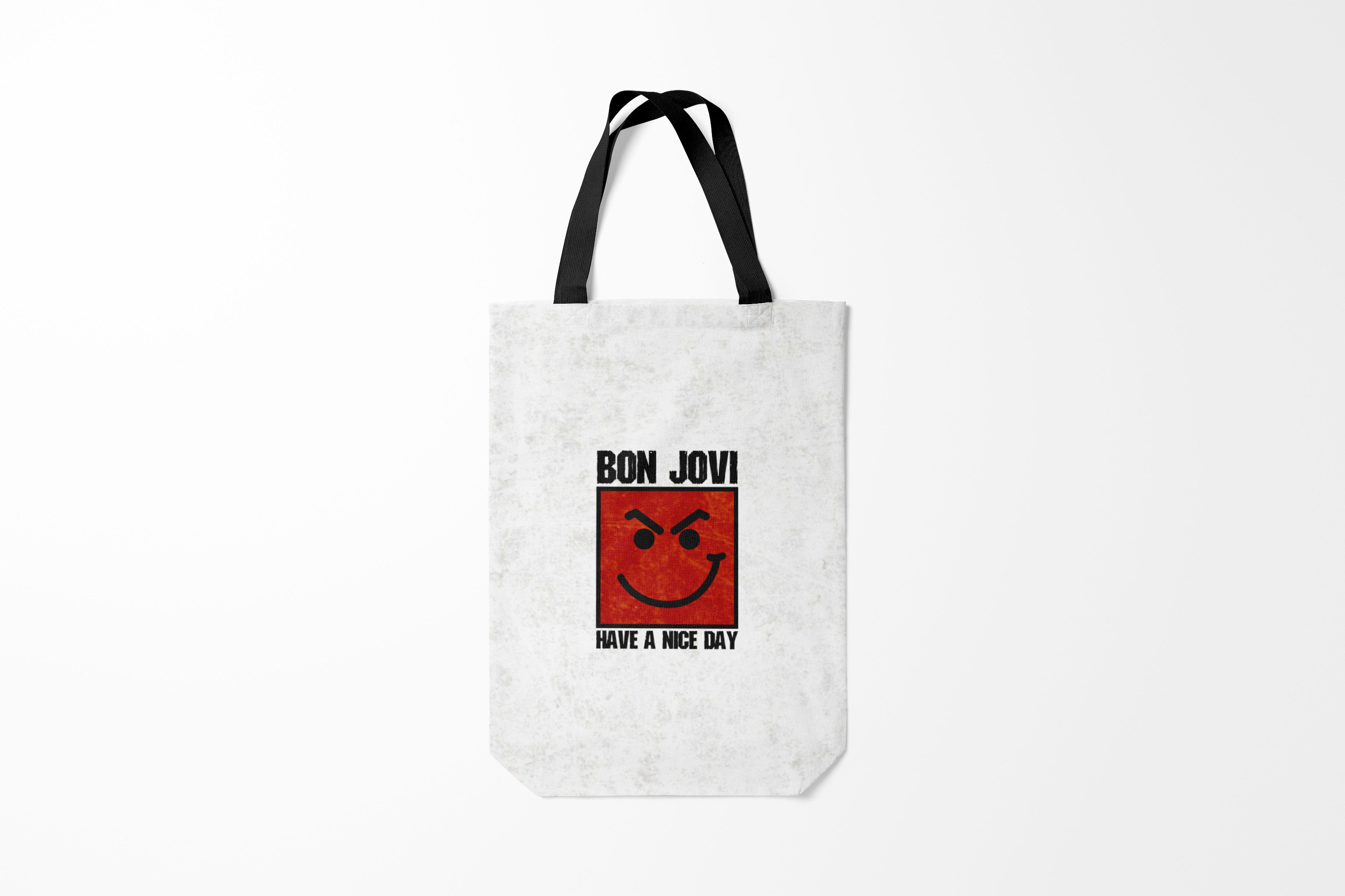 

Сумка шoппер унисекс Burnettie Bon Jovi Have a nice day, черный, Bon Jovi Have a nice day