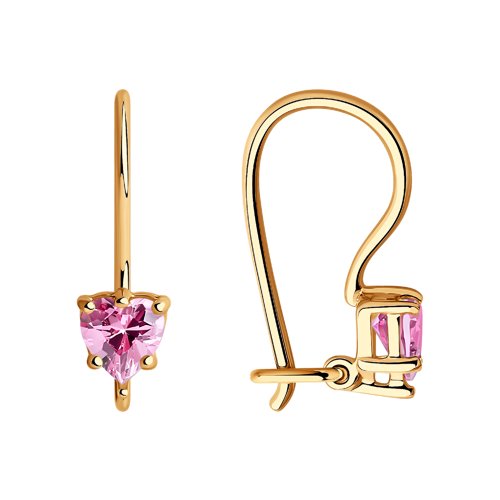 

Серьги из золота TEO MAORI 820368, фианит, 820368