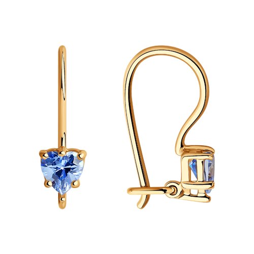 

Серьги из золота TEO MAORI 821933, фианит, 821933