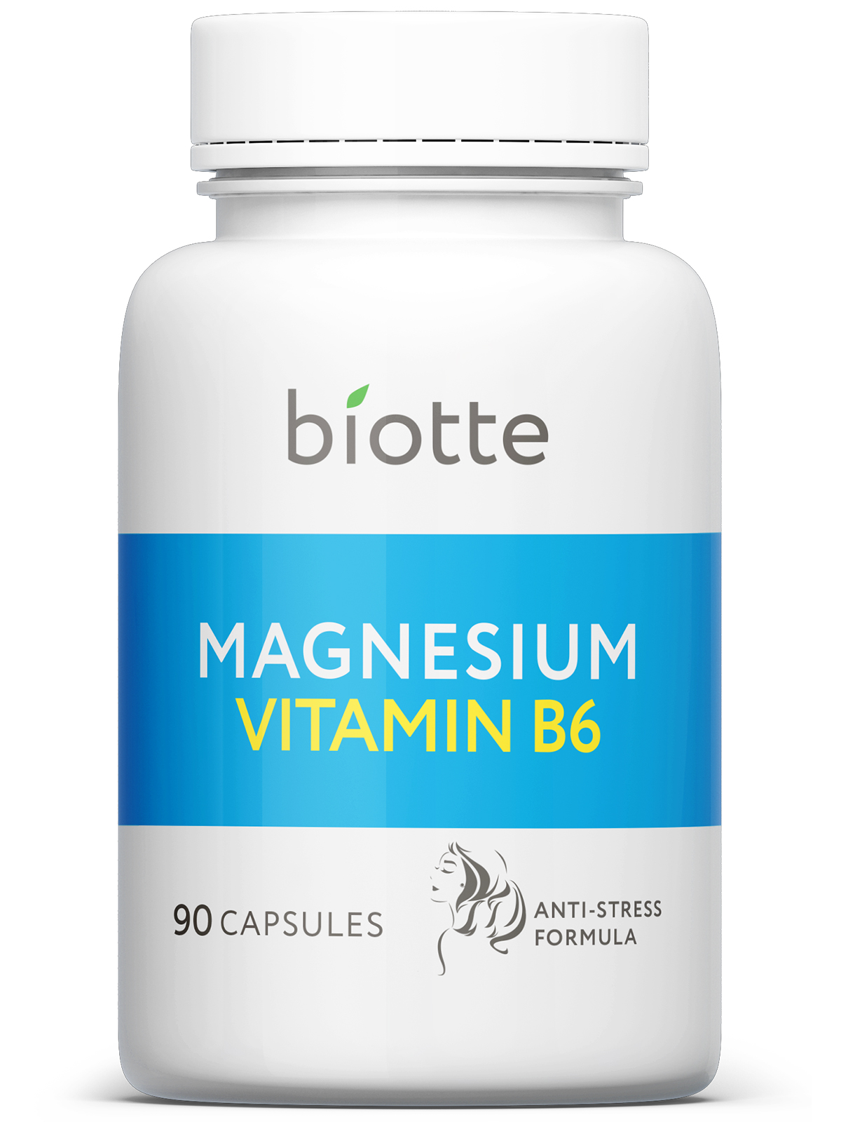 Магний В6 Biotte magnesium + vitamin B6 anti-stress капсулы 90 шт.