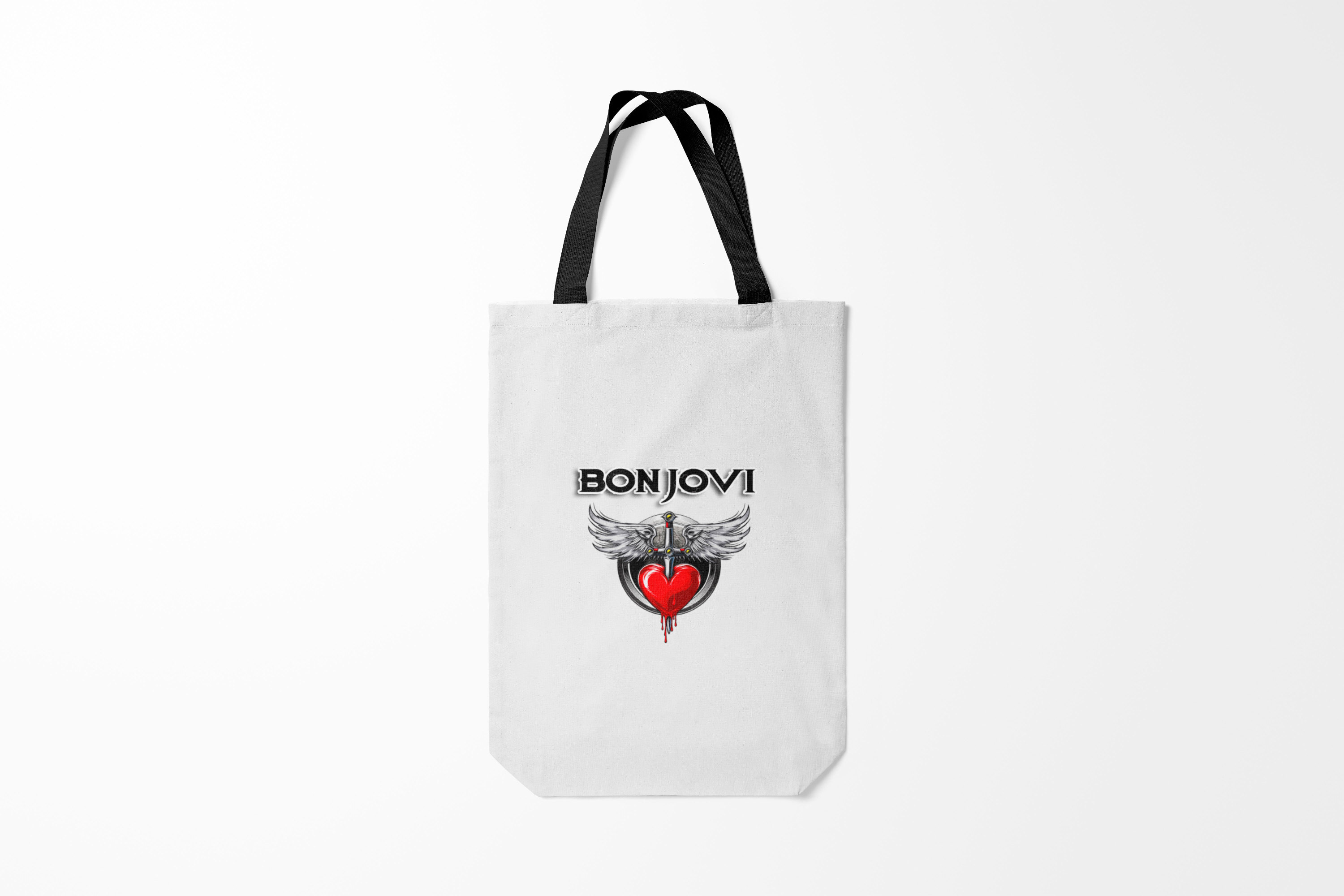 

Сумка шoппер унисекс Burnettie Bon Jovi, белый, Bon Jovi