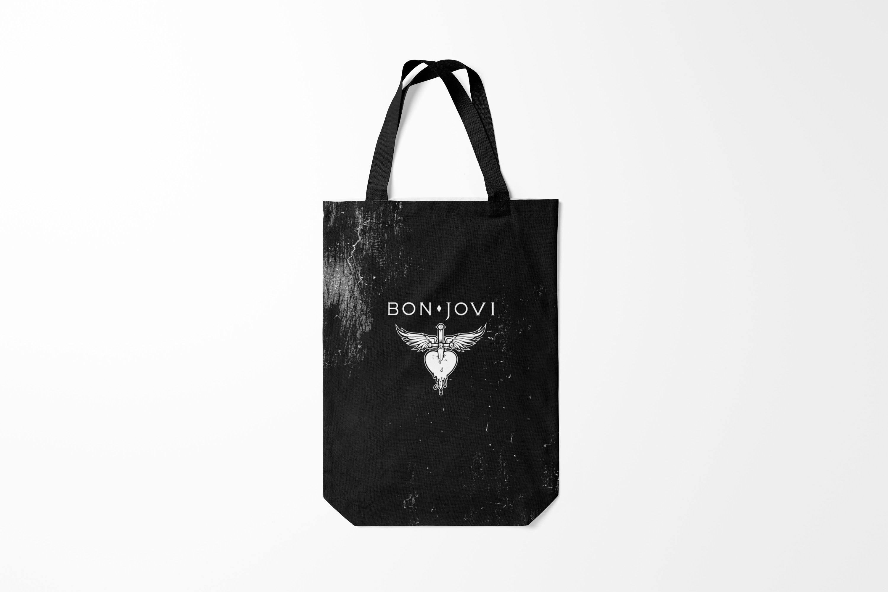 

Сумка шoппер унисекс Burnettie Bon Jovi, черный, Bon Jovi