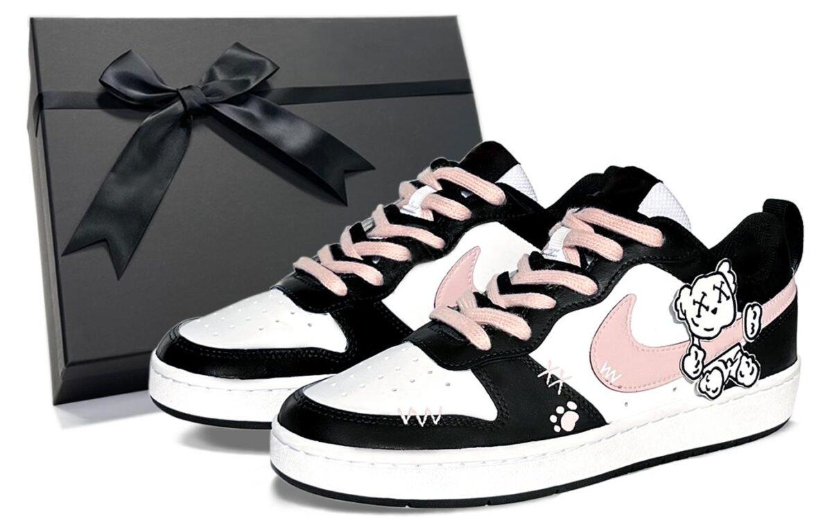

Кеды унисекс Nike Court Borough GS белые 40 EU, Белый, Court Borough GS