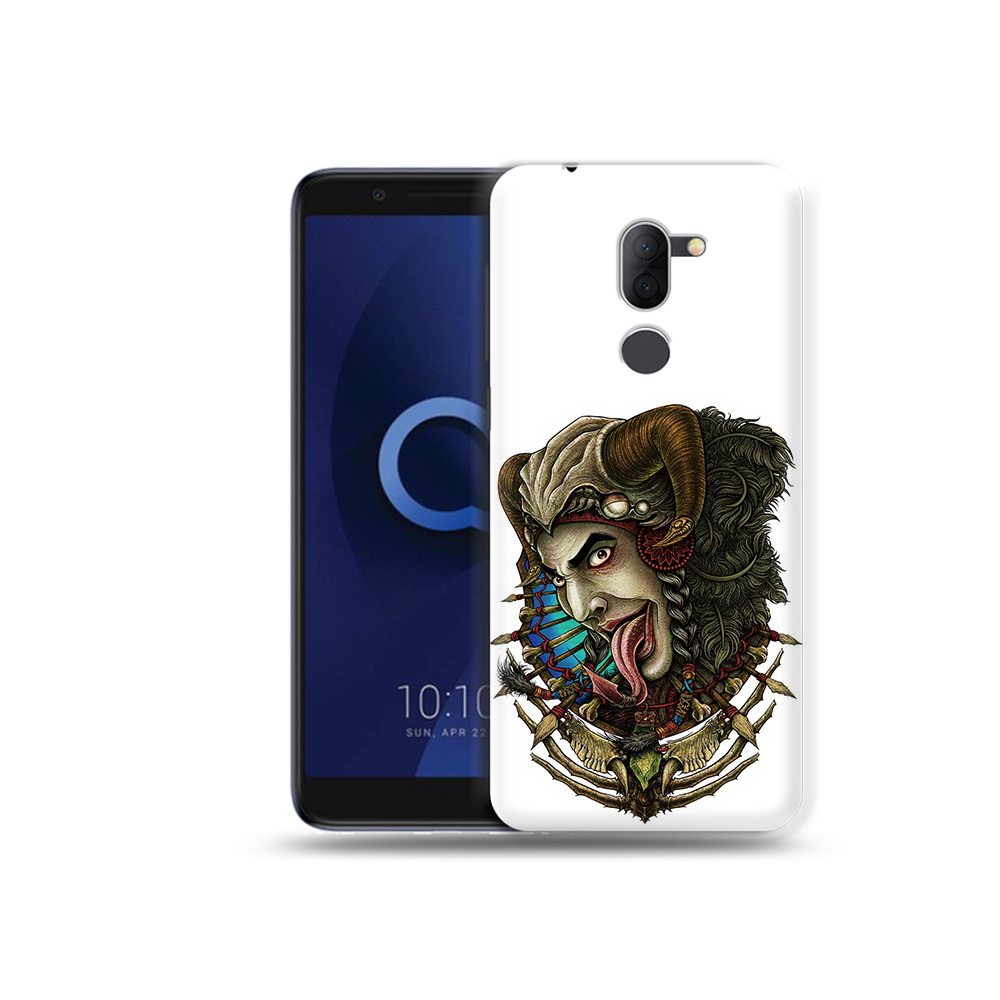 

Чехол MyPads Tocco для Alcatel 3X длинный язык (PT112114.674.330), Прозрачный, Tocco