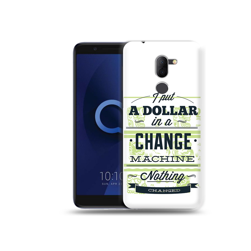 

Чехол MyPads Tocco для Alcatel 3X доллар надпись (PT112114.674.336), Прозрачный, Tocco