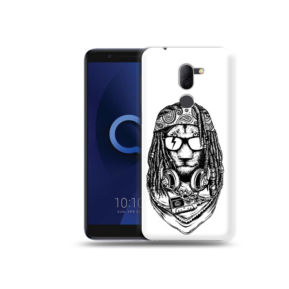 

Чехол MyPads Tocco для Alcatel 3X дреды льва (PT112114.674.338), Прозрачный, Tocco