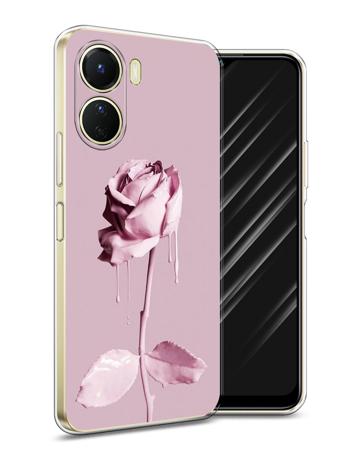 

Чехол Awog на Vivo Y16 "Роза в краске", Белый;розовый, 267850-8