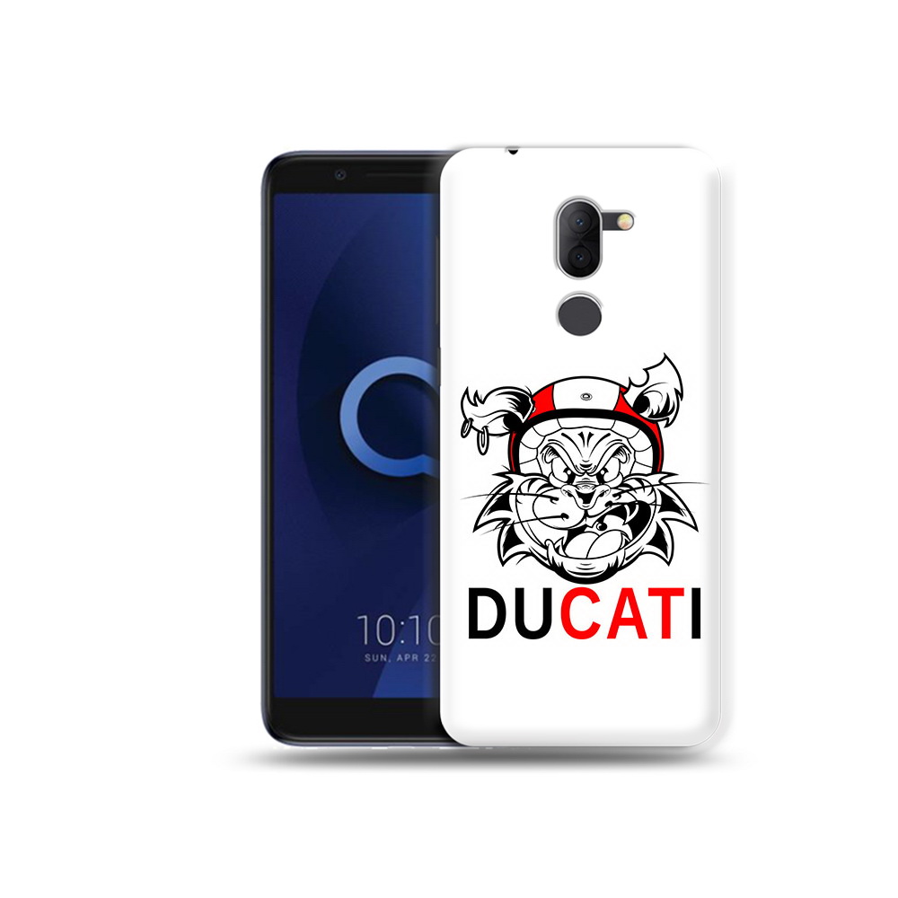 

Чехол MyPads Tocco для Alcatel 3X дукати (PT112114.674.339), Прозрачный, Tocco