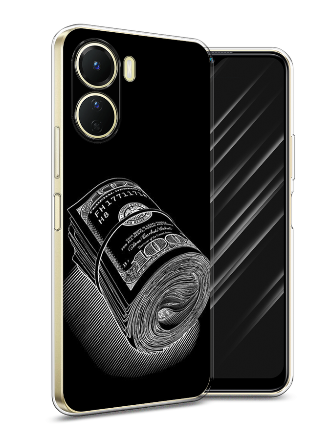 

Чехол Awog на Vivo Y16 "Кубышка денег", Черный;серебристый, 267850-5