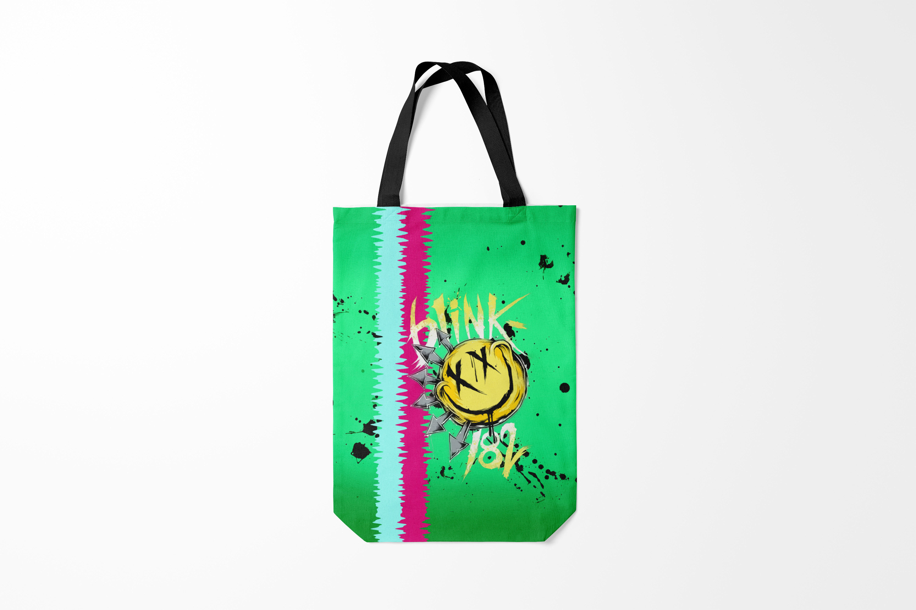 

Сумка шoппер унисекс Burnettie Blink 182, зеленый, Blink 182