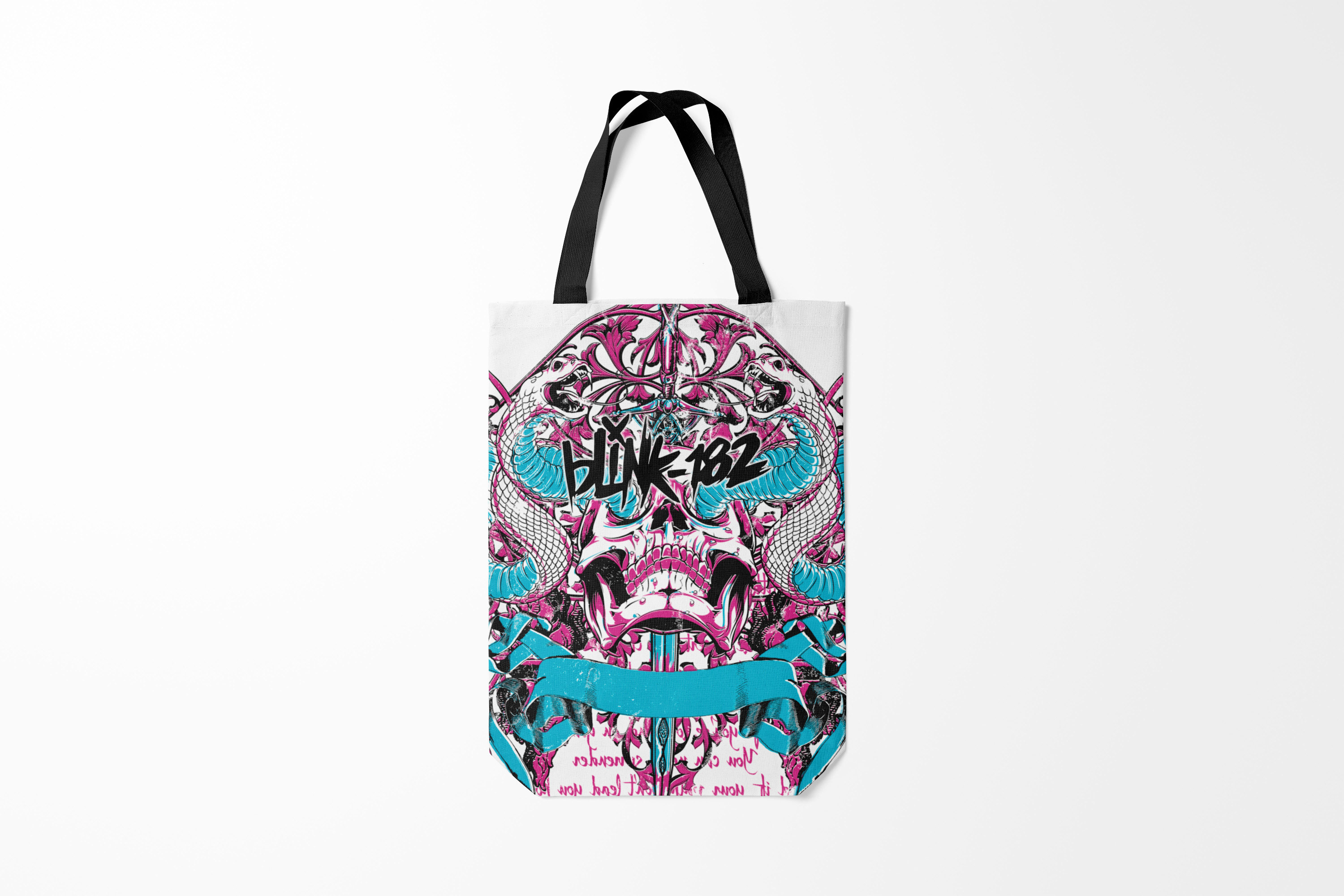 

Сумка шoппер унисекс Burnettie Blink 182, белый, Blink 182