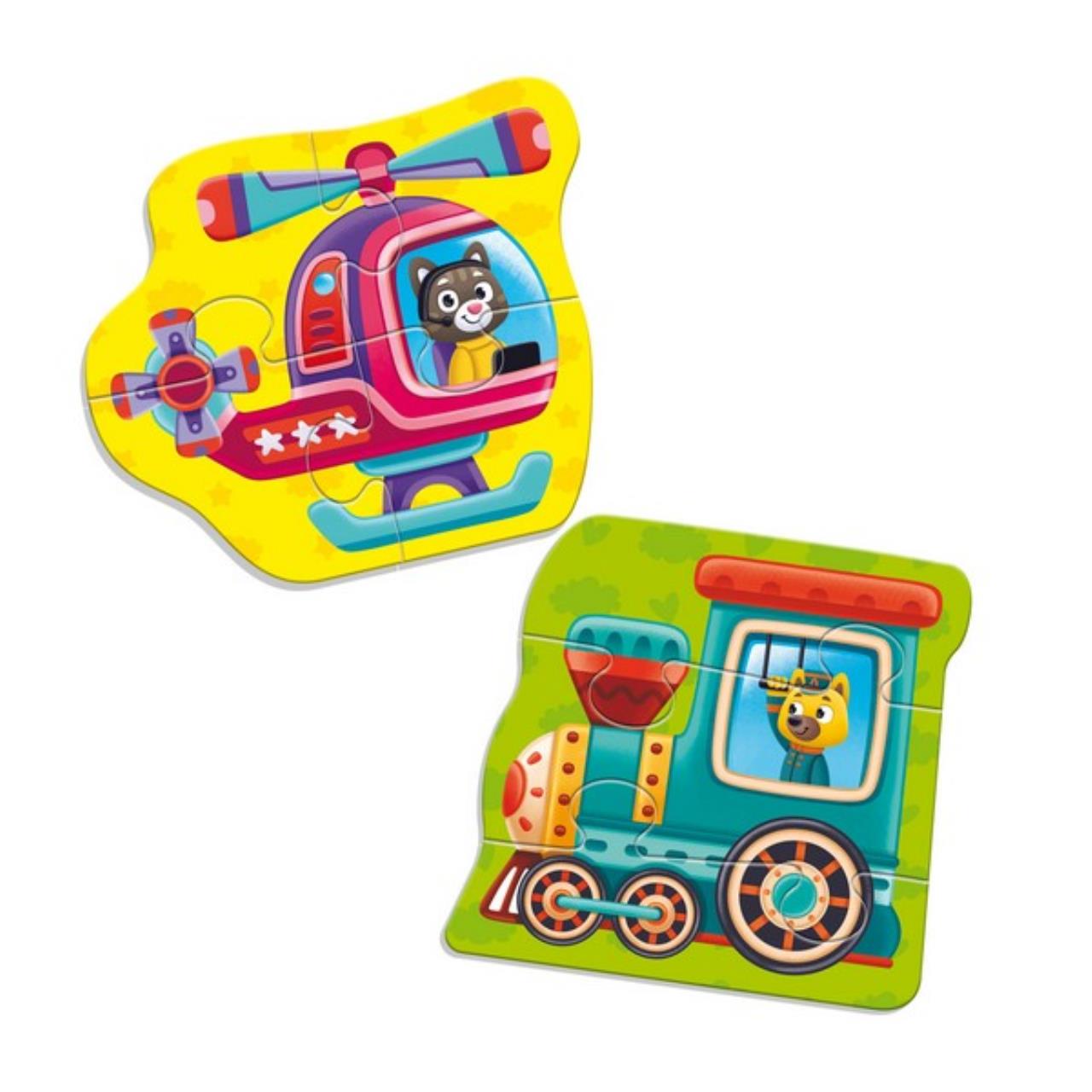 

Мягкие магнитные пазлы Vladi Toys Baby puzzle Транспорт