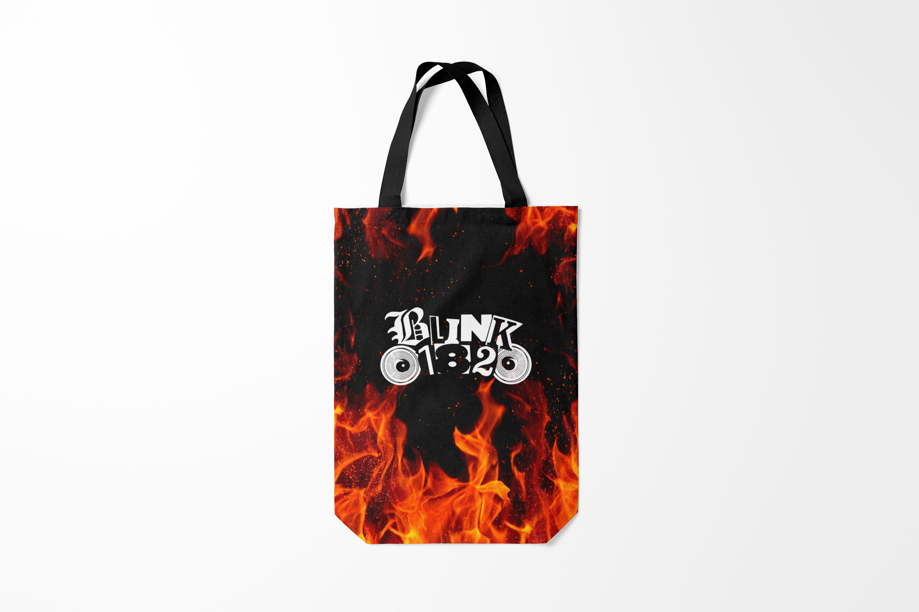 

Сумка шoппер унисекс Burnettie Blink 182, черный, Blink 182