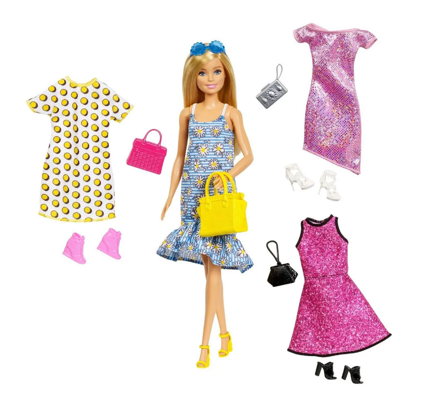 Кукла Barbie Мода с аксессуарами GDJ40 Барби кукла barbie style барби и кен отпускная одежда и купальные костюмы