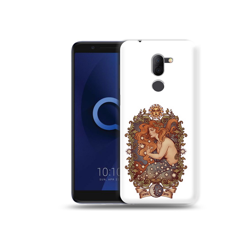 

Чехол MyPads Tocco для Alcatel 3X звездная девушка абстракция (PT112114.674.351), Прозрачный, Tocco