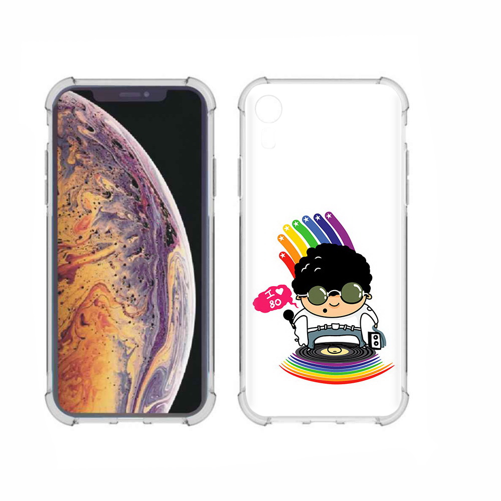 

Чехол MyPads Tocco для Apple iPhone XR Я люблю 80-е, Прозрачный, Tocco