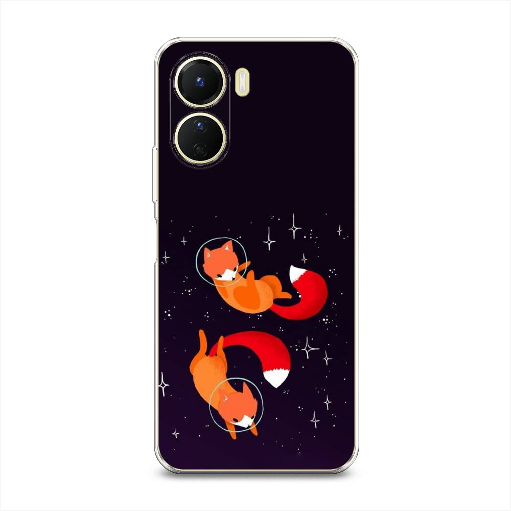 

Чехол Awog на Vivo Y16 "Лисы космонавты", Оранжевый, 267850-4